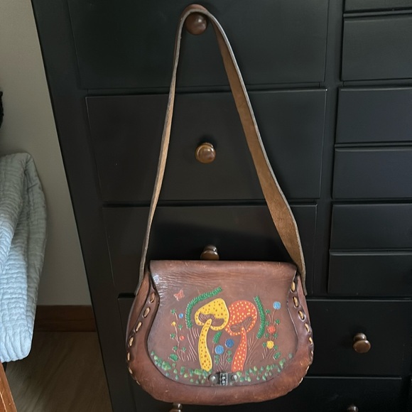 Mushroom leather bag - Picture 1 of 2